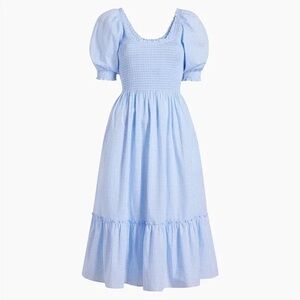 Hill House Louisa Nap Dress in Blue Gingham - Size Small